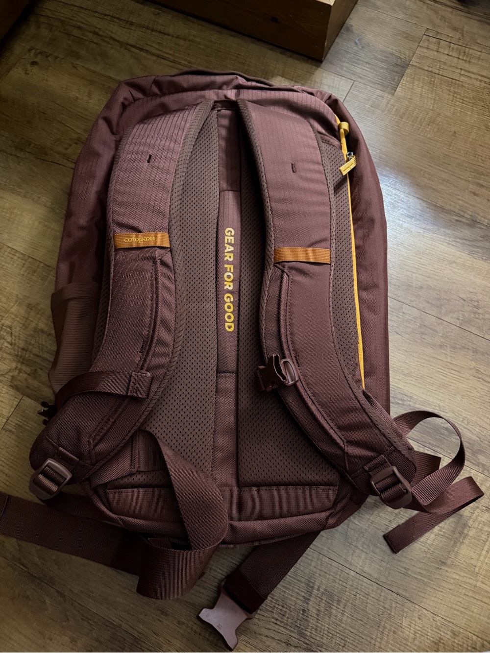 cotopaxi Allpa Backpack in burnt orange with teal accents - Picture 11 of 11